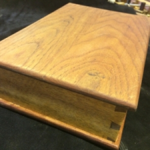 Cedar and Spotted Gum Dovetail Box